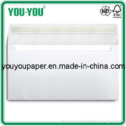 C6 Peel&Seal Plain White Envelope with High Quality